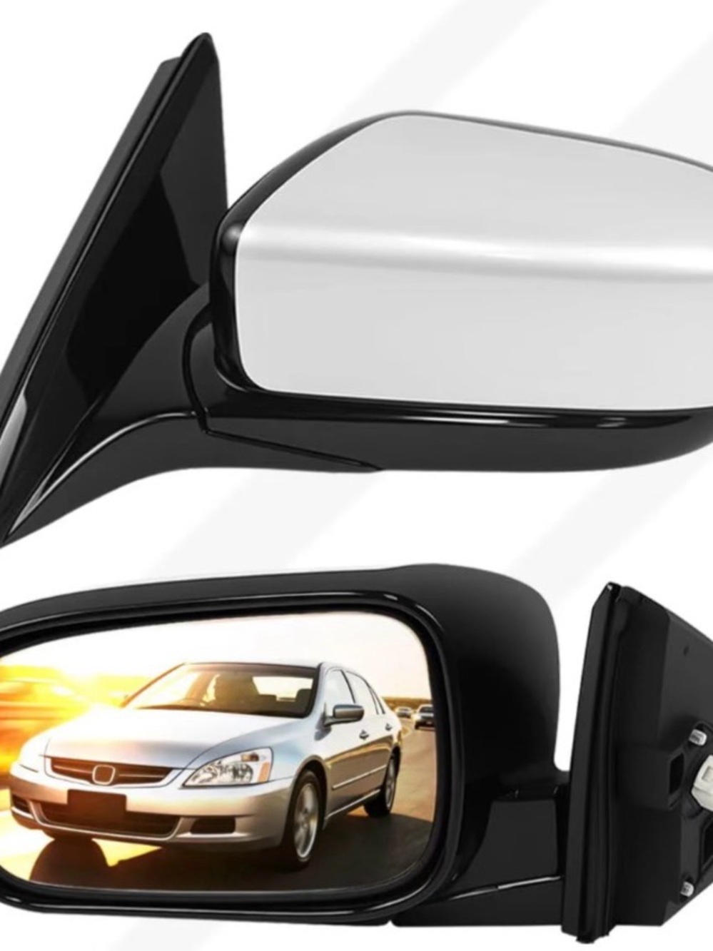 Left Driver Side Mirror compatible with Honda Accord LX EX 2003 - 2007